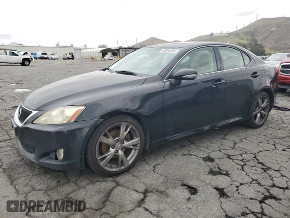 2009 Lexus IS 250 with VIN JTHBK262292089190, listed as a Copart auction lot 55884295 with 205,946 mi miles and Clean Title. Bid and sale history available at DreamBid. Image 1.