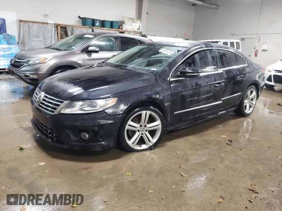 2014 Volkswagen CC R-Line with VIN WVWBN7AN3EE502914, listed as a Copart auction lot 80935124 with 154,222 mi miles and Salvage Title. Bid and sale history available at carsss.com. Image 1.