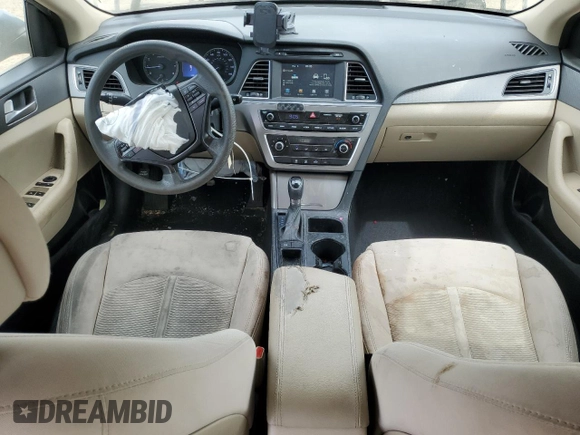 2016 Hyundai Sonata SE with VIN 5NPE24AF2GH407115, listed as a Copart auction lot 56308135 with 126,518 mi miles and Salvage title. Bid and sale history available at DreamBid. Image 8.