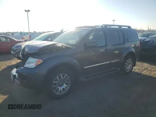 2010 Nissan Pathfinder LE with VIN 5N1AR1NB9AC607732, listed as a Copart auction lot 46150505 with 219,730 mi miles and Salvage title. Bid and sale history available at DreamBid. Image 1.