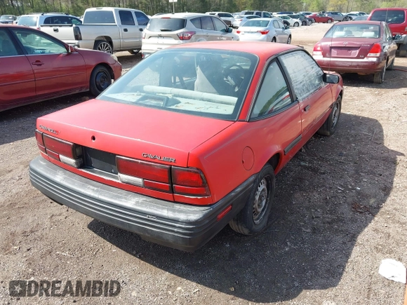 1993 Chevrolet Cavalier with VIN 1G1JC1448P7177081, listed as a IAAI auction lot 41908770 with 181,597 mi miles and . Bid and sale history available at DreamBid. Image 4.