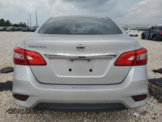 2017 Nissan Sentra S with VIN 3N1AB7AP4HY315617, listed as a Copart auction lot 55106835 with 87,561 mi miles and Salvage Title. Bid and sale history available at DreamBid. Image 6.