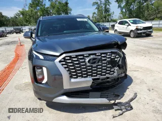 2022 Hyundai Palisade SEL z VIN KM8R24HE2NU472785, wystawiony jako Copart lot #53363865 z przebiegiem 46 150 mil mil oraz Szkoda całkowita • Salvage title. Historia ofert i sprzedaży dostępna na DreamBid. Obrazek 5.