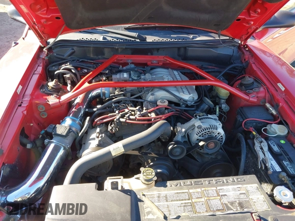 1996 Ford Mustang with VIN 1FALP4042TF180575, listed as a IAAI auction lot 41561882 with 248,183 mi miles. Bid and sale history available at carsss.com. Image 10.