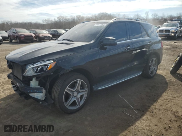 2016 Mercedes-Benz GLE 400 with VIN 4JGDA5GB2GA729393, listed as a Copart auction lot 44413265 with 119,061 mi miles and Salvage title. Bid and sale history available at DreamBid. Image 1.