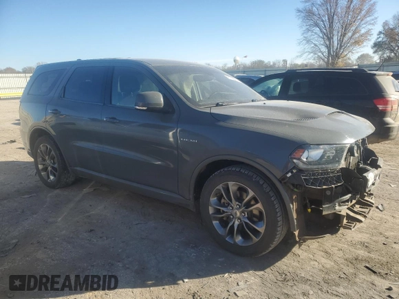 2020 Dodge Durango R/T with VIN 1C4SDHCT8LC154816, listed as a Copart auction lot 81788494 with 112,833 mi miles and Salvage title. Bid and sale history available at DreamBid. Image 4.