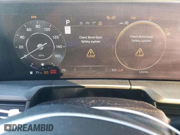 2023 Kia Telluride SX X-Line with VIN 5XYP5DGC9PG364624, listed as a Copart auction lot 80319664 with 12,574 mi miles and Salvage title. Bid and sale history available at DreamBid. Image 9.