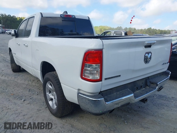 2020 Ram 1500 Big Horn with VIN 1C6SRFBTXLN122260, listed as a IAAI auction lot 41779396 with 171,886 mi miles. Bid and sale history available at carsss.com. Image 3.