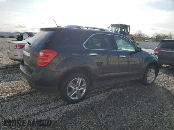 2015 Chevrolet Equinox LTZ with VIN 2GNALDEK0F6319676, listed as a Copart auction lot 52823615 with 166,455 mi miles and Clean Title. Bid and sale history available at carsss.com. Image 3.