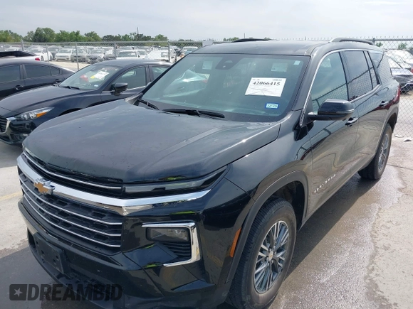 2024 Chevrolet Traverse FWD LT with VIN 1GNERGKS5RJ176849, listed as a IAAI auction lot 42066415 with 13,740 mi miles and . Bid and sale history available at DreamBid. Image 2.