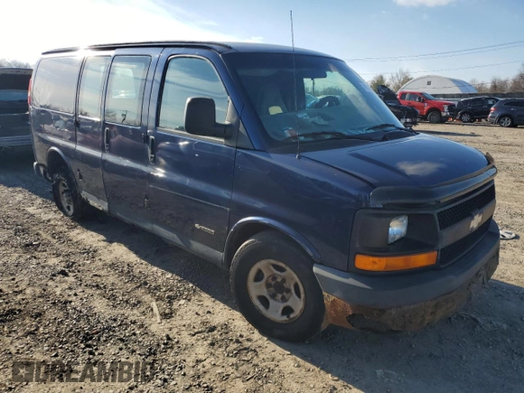 2003 Chevrolet Express Cargo with VIN 1GCFG25T731122552, listed as a Copart auction lot 41517865 with Not Provided miles and Clean Title. Bid and sale history available at DreamBid. Image 4.