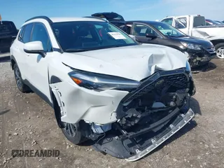 2022 Toyota Corolla Cross XLE with VIN 7MUEAAAG0NV003723, listed as a IAAI auction lot 42327018 with 154,121 mi miles and . Bid and sale history available at DreamBid. Image 1.