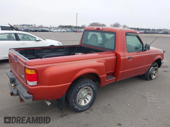 1999 Ford Ranger XL with VIN 1FTYR10C1XPB07486, listed as a IAAI auction lot 41992557 with 157,681 mi miles. Bid and sale history available at carsss.com. Image 4.