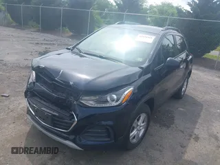 2021 Chevrolet Trax LT with VIN KL7CJPSM5MB374551, listed as a IAAI auction lot 42433565 with 54,367 mi miles and . Bid and sale history available at DreamBid. Image 2.