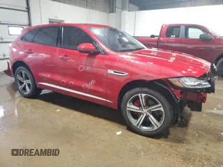 2017 Jaguar F-Pace S with VIN SADCM2BV2HA086296, listed as a Copart auction lot 49041805 with 87,303 mi miles and Salvage Title. Bid and sale history available at DreamBid. Image 4.