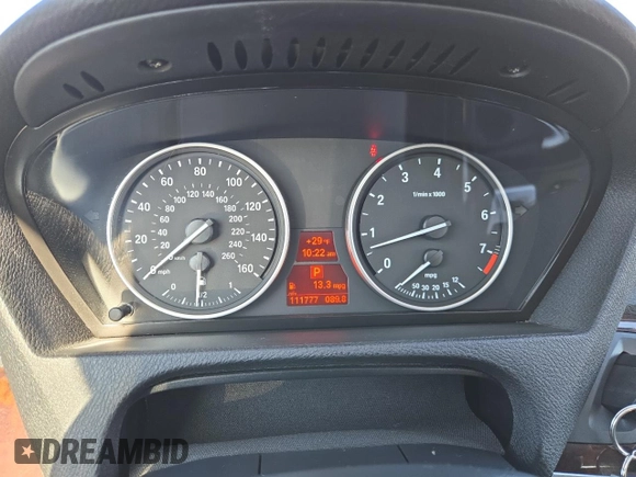 2011 BMW X5 35i with VIN 5UXZV4C54BL410887, listed as a Copart auction lot 52511755 with 111,777 mi miles and Clean Title. Bid and sale history available at carsss.com. Image 8.