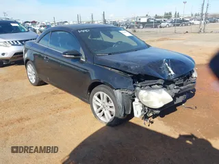 2009 Volkswagen Eos Komfort with VIN WVWBA71F59V013375, listed as a IAAI auction lot 41562823 with 90,100 mi miles and . Bid and sale history available at DreamBid. Image 1.