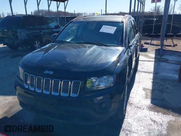 2016 Jeep Compass High Altitude Edition with VIN 1C4NJDEB9GD757325, listed as a IAAI auction lot 41854862 with 165,619 mi miles. Bid and sale history available at carsss.com. Image 12.