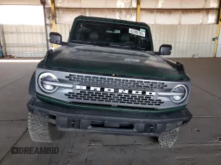 2023 Ford Bronco with VIN 1FMEE5DP9PLB29838, listed as a Copart auction lot 62409785 with 11,124 mi miles and Salvage title. Bid and sale history available at DreamBid. Image 5.