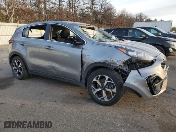 2021 Kia Sportage LX with VIN KNDPMCAC2M7897848, listed as a Copart auction lot 44175375 with 32,922 mi miles and Salvage Title. Bid and sale history available at carsss.com. Image 4.