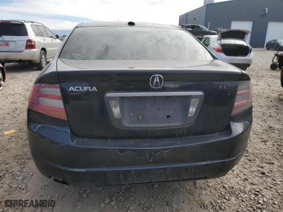 2008 Acura TL with VIN 19UUA66248A042186, listed as a Copart auction lot 48064085 with 190,454 mi miles and Salvage Title. Bid and sale history available at carsss.com. Image 6.