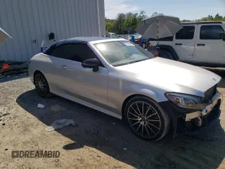 2020 Mercedes-Benz C 300 with VIN W1KWK8DB3LG003622, listed as a Copart auction lot 53113035 with 64,996 mi miles and Salvage Title. Bid and sale history available at DreamBid. Image 4.
