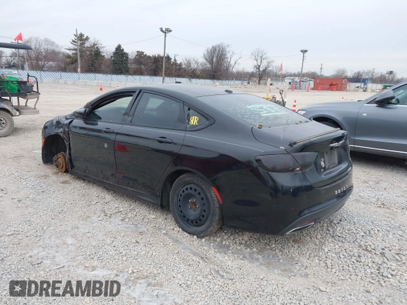 2016 Chrysler 200 S with VIN 1C3CCCBBXGN115906, listed as a IAAI auction lot 41510767 with 211,936 mi miles. Bid and sale history available at carsss.com. Image 3.