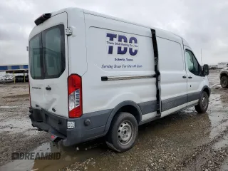 2018 Ford Transit with VIN 1FTYR2CM2JKB34520, listed as a Copart auction lot 89139775 with 129,020 mi miles and Salvage Title. Bid and sale history available at carsss.com. Image 3.