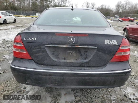 2005 Mercedes-Benz E-Class 3.2L with VIN WDBUF65J85A714205, listed as a Copart auction lot 89035715 with 217,139 mi miles and Salvage Title. Bid and sale history available at carsss.com. Image 6.
