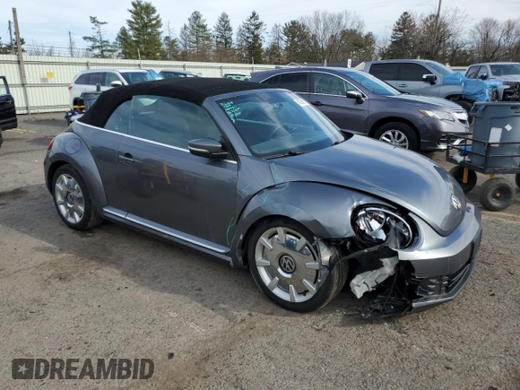2015 Volkswagen Beetle 1.8T w/Tech with VIN 3VW517AT5FM812045, listed as a Copart auction lot 49538615 with Not Provided miles and Salvage Title. Bid and sale history available at DreamBid. Image 4.