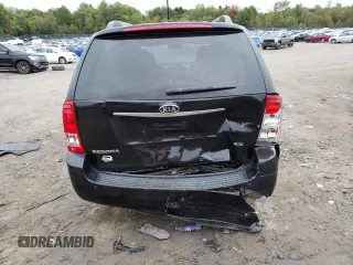 2012 Kia Sedona EX with VIN KNDMH4C74C6422591, listed as a Copart auction lot 72934814 with 85,394 mi miles and Salvage Title. Bid and sale history available at carsss.com. Image 6.