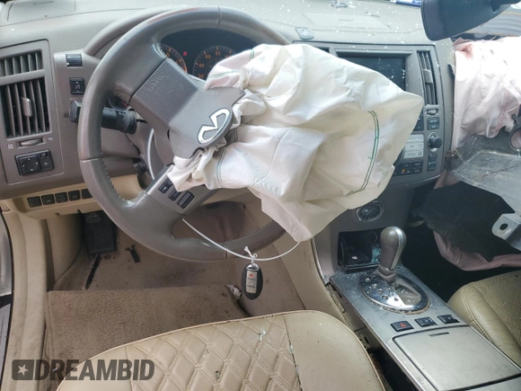 2007 Infiniti FX with VIN JNRAS08W37X203103, listed as a Copart auction lot 64521224 with 124,227 mi miles and Salvage title. Bid and sale history available at DreamBid. Image 8.