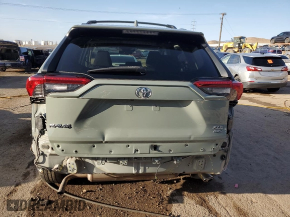 2019 Toyota RAV4 XLE with VIN 2T3P1RFV2KW020266, listed as a Copart auction lot 52183905 with 64,540 mi miles and Salvage title. Bid and sale history available at DreamBid. Image 6.
