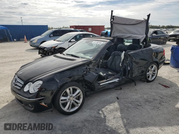 2009 Mercedes-Benz CLK 350 with VIN WDBTK56F29T104192, listed as a Copart auction lot 81130764 with Not Provided miles and Salvage Title. Bid and sale history available at DreamBid. Image 1.