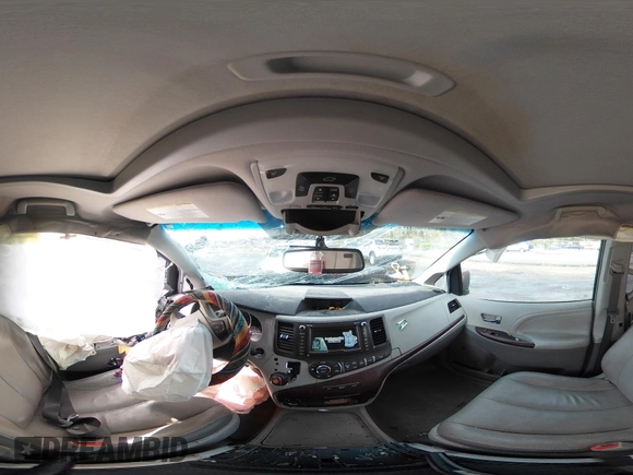 2013 Toyota Sienna XLE with VIN 5TDDK3DC0DS052412, listed as a IAAI auction lot 41850630 with Not Provided miles and . Bid and sale history available at DreamBid. Image 18.