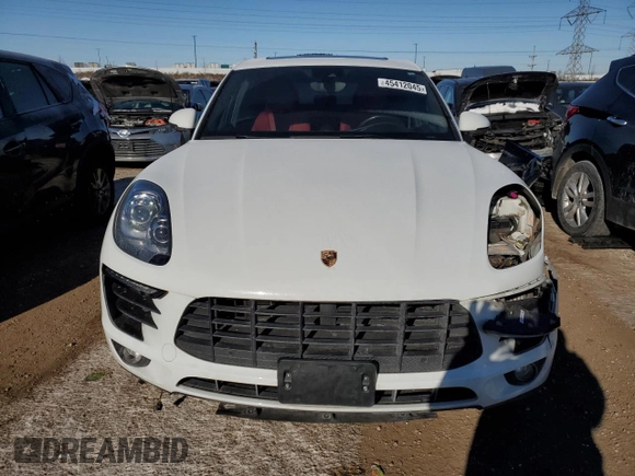 2017 Porsche Macan S z VIN WP1AB2A54HLB10384, wystawiony jako Copart lot #45412045 z przebiegiem 40 708 mil mil oraz Szkoda całkowita • Salvage title. Historia ofert i sprzedaży dostępna na DreamBid. Obrazek 5.