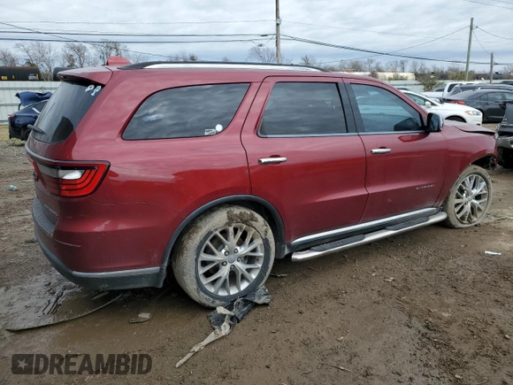 2015 Dodge Durango Citadel with VIN 1C4RDHEG5FC119976, listed as a Copart auction lot 89398065 with 130,864 mi miles and Clean title. Bid and sale history available at DreamBid. Image 3.