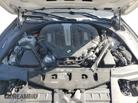 2013 BMW 6 Series 650i xDrive with VIN WBA6B4C54DD098738, listed as a Copart auction lot 75511714 with 81,581 mi miles and Salvage Title. Bid and sale history available at carsss.com. Image 11.