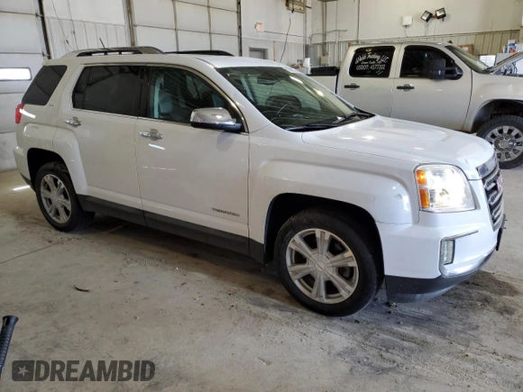 2017 GMC Terrain SLT z VIN 2GKFLUEK3H6268910, wystawiony jako Copart lot #52086525 z przebiegiem 105 030 mil mil oraz Szkoda całkowita • Salvage title. Historia ofert i sprzedaży dostępna na DreamBid. Obrazek 4.