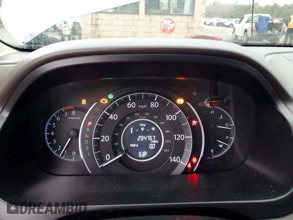 2013 Honda CR-V EX with VIN 5J6RM4H5XDL061650, listed as a Copart auction lot 48051145 with 254,757 mi miles and Salvage Title. Bid and sale history available at carsss.com. Image 9.