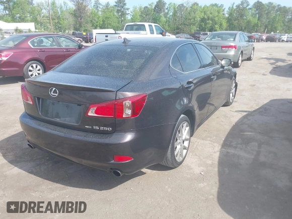 2012 Lexus IS 250 with VIN JTHCF5C28C5058353, listed as a IAAI auction lot 42096615 with 147,223 mi miles and . Bid and sale history available at DreamBid. Image 4.