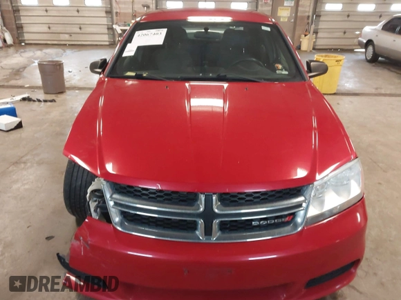 2013 Dodge Avenger SE with VIN 1C3CDZAB0DN518466, listed as a IAAI auction lot 42067403 with 158,737 mi miles. Bid and sale history available at carsss.com. Image 11.
