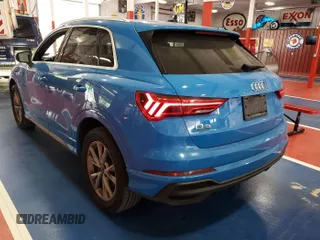 2023 Audi Q3 S line Premium with VIN WA1DECF38P1109231, listed as a IAAI auction lot 42796153 with 45,777 mi miles and . Bid and sale history available at DreamBid. Image 1.