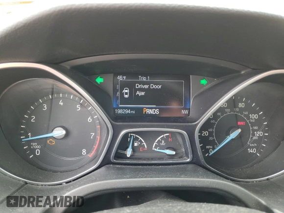 2016 Ford Focus SE with VIN 1FADP3K22GL248245, listed as a Copart auction lot 51124615 with 198,294 mi miles and Clean Title. Bid and sale history available at carsss.com. Image 9.