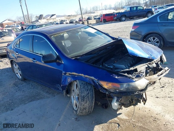 2014 Acura TSX Tech Pkg with VIN JH4CU2F61EC002255, listed as a IAAI auction lot 41235398 with 1 miles. Bid and sale history available at carsss.com. Image 1.