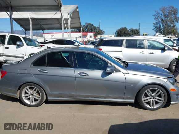2012 Mercedes-Benz C-Class C 250 Sport with VIN WDDGF4HB8CA713047, listed as a IAAI auction lot 41830035 with 95,806 mi miles. Bid and sale history available at carsss.com. Image 13.
