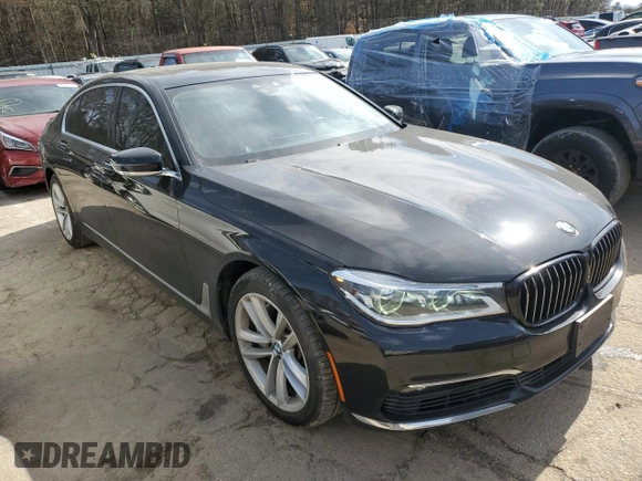 2017 BMW 7 Series 750i with VIN WBA7F0C54HGM21367, listed as a Copart auction lot 40801593 with 74,477 mi miles. Bid and sale history available at carsss.com. Image 4.