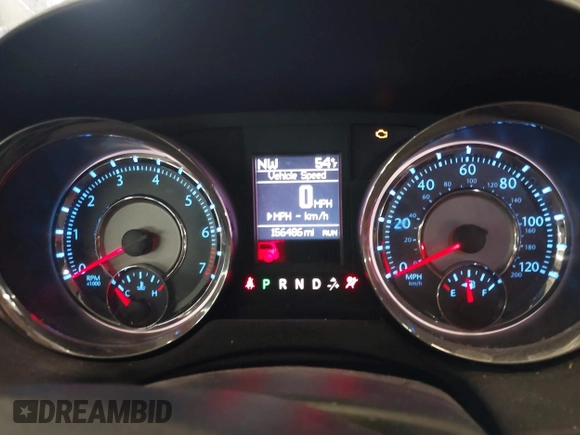 2013 Chrysler Town & Country Touring with VIN 2C4RC1BG9DR714736, listed as a IAAI auction lot 41824364 with 156,486 mi miles. Bid and sale history available at carsss.com. Image 7.