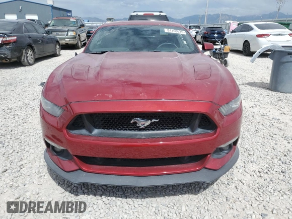 2017 Ford Mustang GT with VIN 1FA6P8CF4H5344536, listed as a Copart auction lot 61258635 with Not provided miles and Salvage title. Bid and sale history available at DreamBid. Image 5.