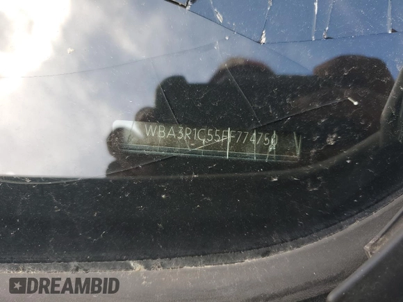 2015 BMW 4 Series 435i with VIN WBA3R1C55FF774750, listed as a Copart auction lot 54404225 with Not Provided miles and Salvage Title. Bid and sale history available at DreamBid. Image 13.
